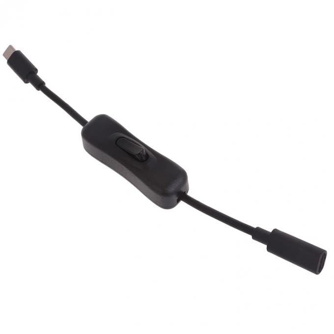 Maschio a femmina USB Tipo C a C Accendi e spenga Cable di estensione di ricarica dati per telefono a lampada a LED Raspberry Pi 5