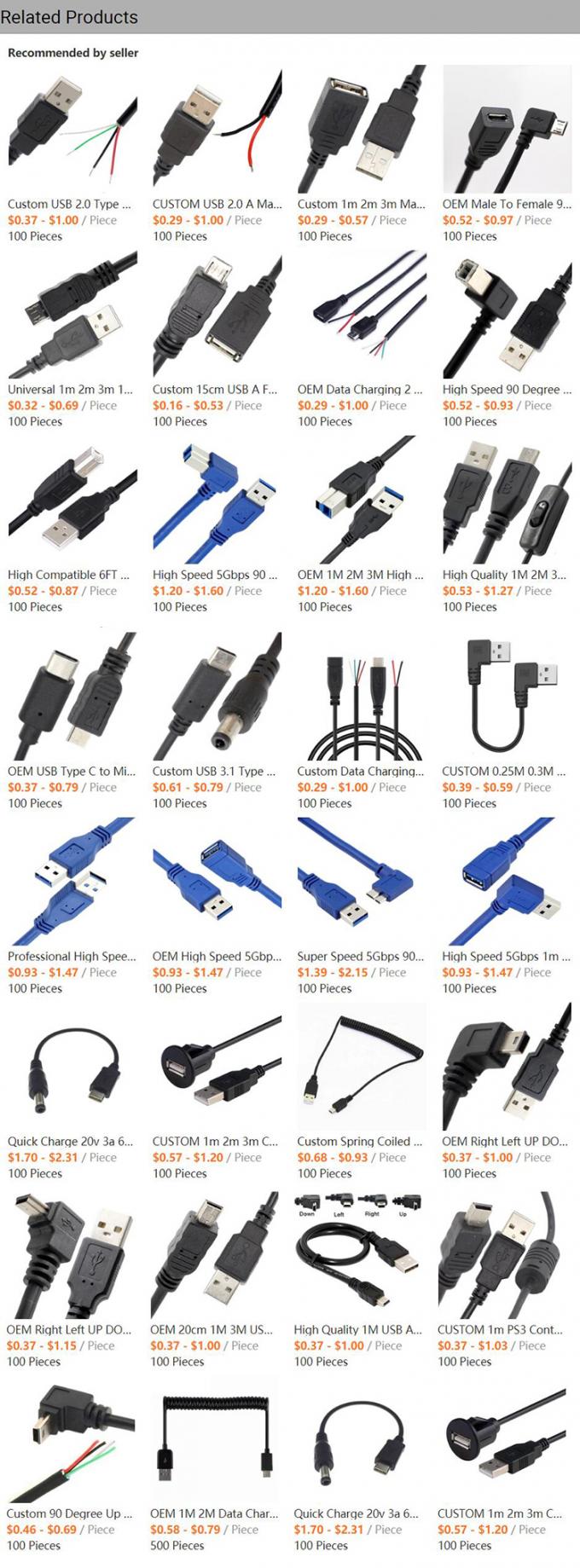 1m 1.5m 2m 3m 5m 10m Caricabatterie USB da maschio a mini B 5P Cavo USB per PS3 Controller Camera 0