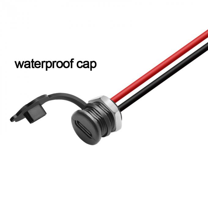 IP67 IP68 Cappuccio impermeabile USB Tipo C Femminile Socket Jack a 2 Pin PH 2.0 XH 2.54 SH1.0 VH ZH MX Cable di connettore 2