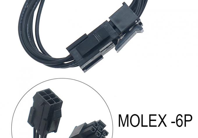Cable di connessione da maschio a femmina 4 6 8 Pin Molex Micro Fit 3.0 2