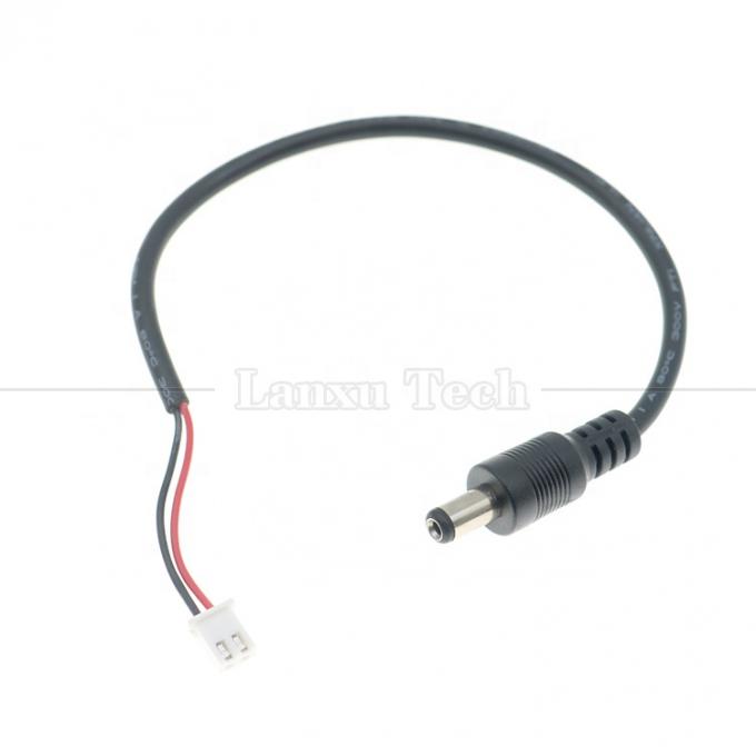 Arnesi di filo personalizzati 5.5x2.1mm Maschio Jack a canna DC a cavo di connettore femminile JST XH 1