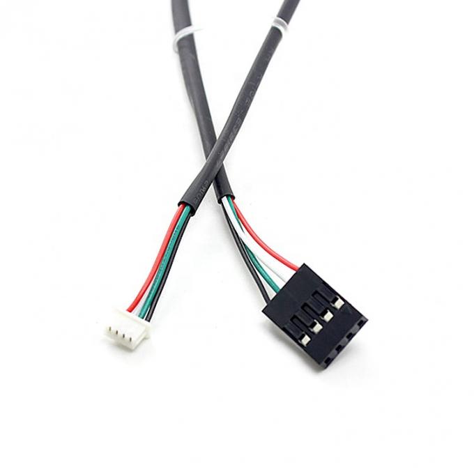 Custom 4 Pin Dupont 2.54mm a Molex 1.25mm Pitch Connector Wire Harness Assembly Cable 0