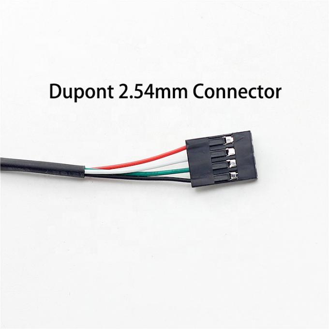 Custom 4 Pin Dupont 2.54mm a Molex 1.25mm Pitch Connector Wire Harness Assembly Cable 1