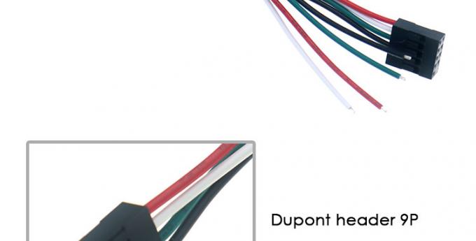 Cavo cablaggio connettore Dupont con passo 9 PIN OEM da 2,54 mm 3