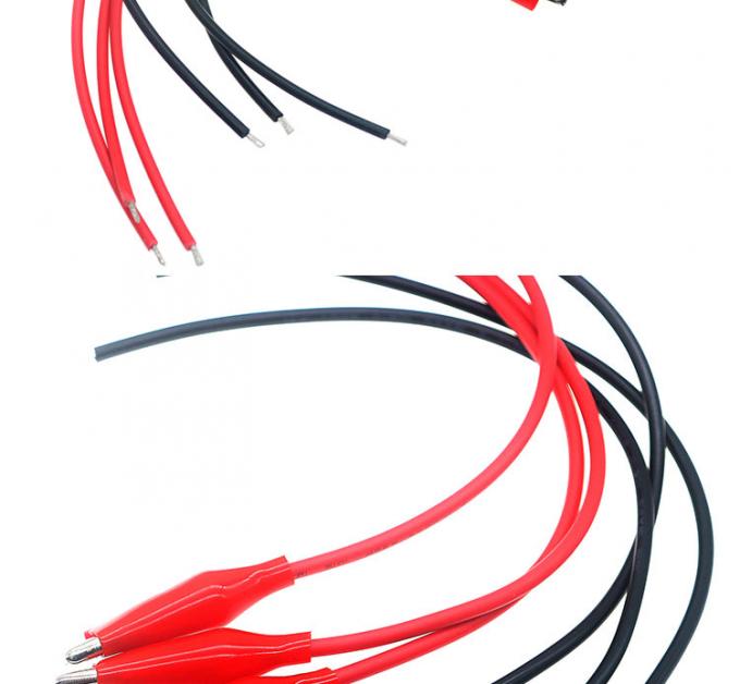 12V rosso nero clip alligatore cavo della batteria 1