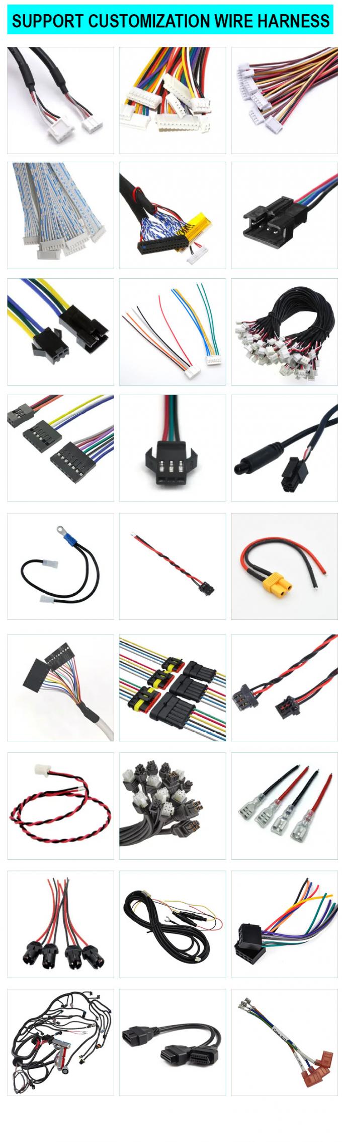 JST PH SH ZH XH MX 2 3 4 5 6 7 8 connettore a pin per cavo terminale a spade da 6,3 mm 5