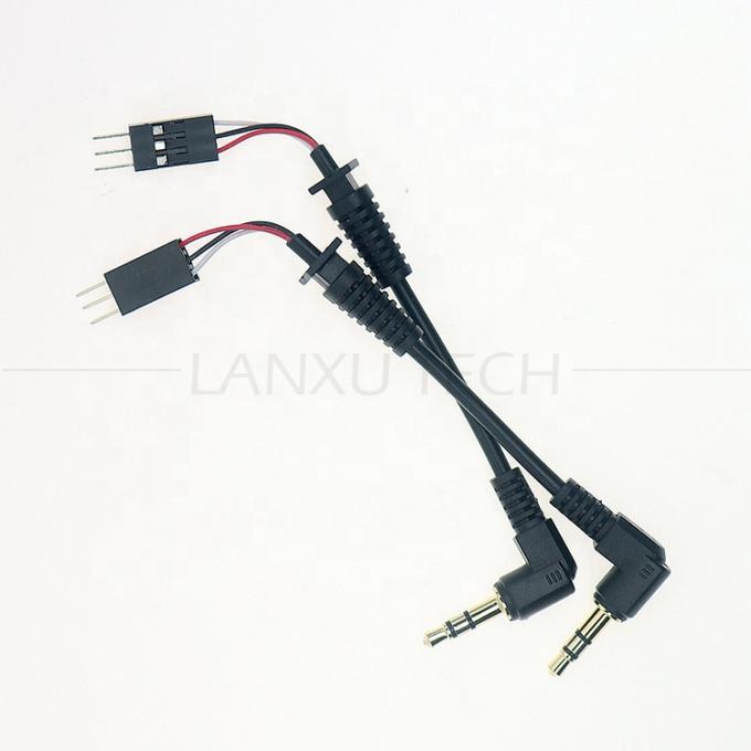 Customizzazione OEM 3.5mm TRS TRRS Jack audio a cavo di connettore Dupont 1