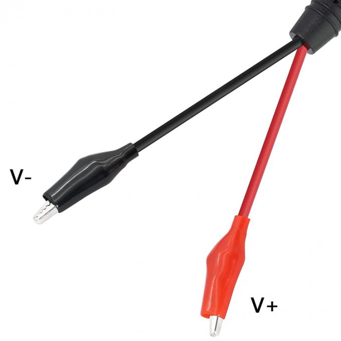 2.1mmx5.5 mm 12V DC Jack maschio a Clip Power Cable Connector per illuminazione di telecamere di sicurezza CCTV 3