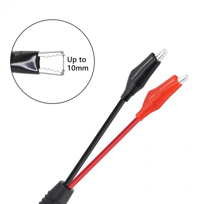 2.1mmx5.5 mm 12V DC Jack maschio a Clip Power Cable Connector per illuminazione di telecamere di sicurezza CCTV 4