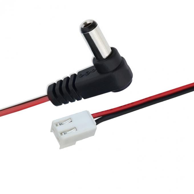 Cable di alimentazione a corrente continua OEM su misura per JST XH 2 Pin 2.54 Pitch 4