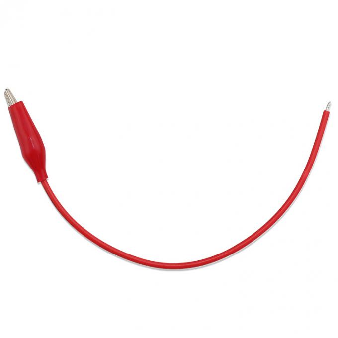 Cable di alimentazione per test a clip di alligatore singolo nero rosso 0