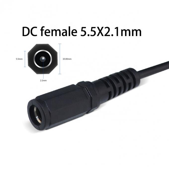 Personalizzazione DC 5.5x2.1mm 5.5x2.5mm 3.5x1.35mm 4.0x1.7mm Bareel Jack Plug to JST XH PH SH VH MX Connector Cable 3