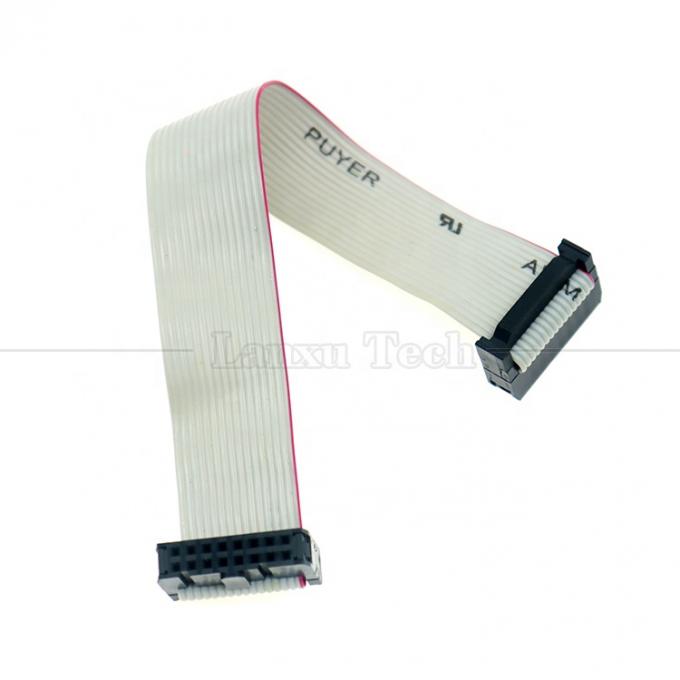 Femmina a Femmina 16 PIN 1,27mm Pitch IDC 2,54mm Connector GPIO Cable di filo a nastro piatto grigio per hard disk CD Raspberry Pi 4