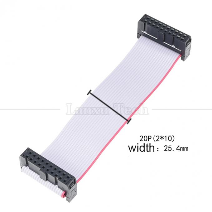 Personalizzazione 4 a 80 10 16 18 20 30 40 50 60 64 PIN 1,27 mm Pitch FCC IDC 2,54 mm Connector Flat Ribbon Cable 5