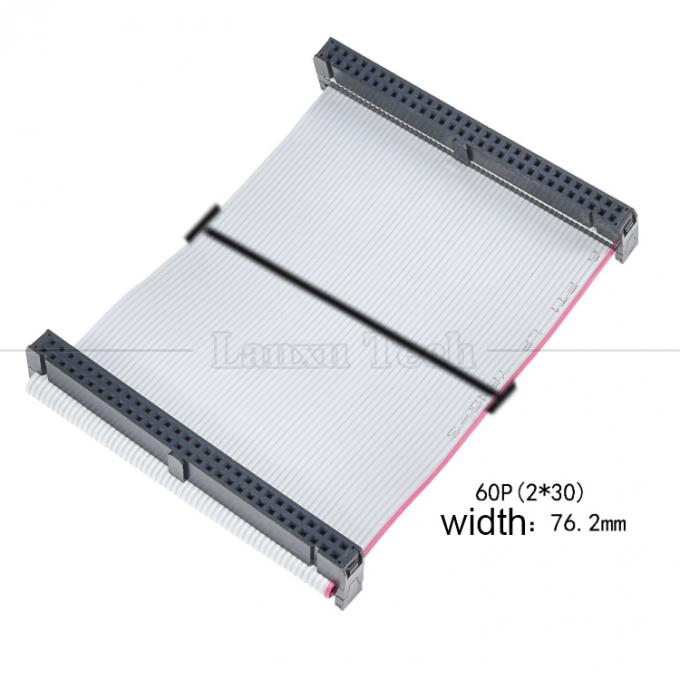 Personalizzazione 4 a 80 10 16 18 20 30 40 50 60 64 PIN 1,27 mm Pitch FCC IDC 2,54 mm Connector Flat Ribbon Cable 9