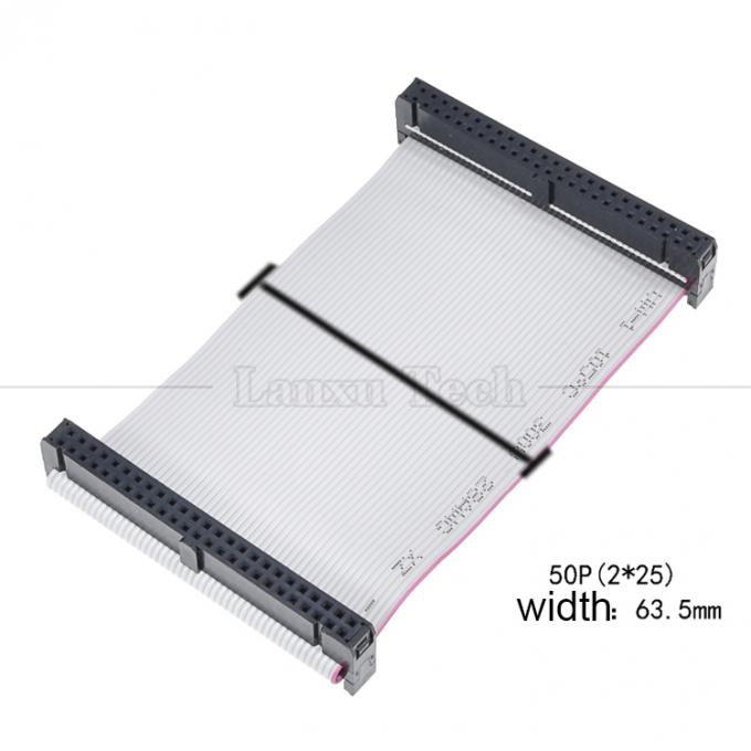 Personalizzazione 4 a 80 10 16 18 20 30 40 50 60 64 PIN 1,27 mm Pitch FCC IDC 2,54 mm Connector Flat Ribbon Cable 8