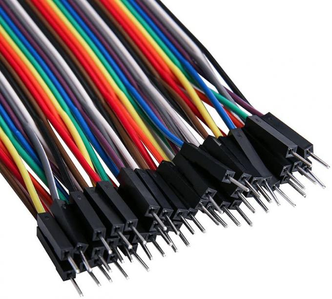 10cm 20cm 30cm Femmina a Femmina Maschio a Maschio 40 Pin Dupont Connector Breadboard GPIO Jumper Wires per Arduino Raspberry Pi 3