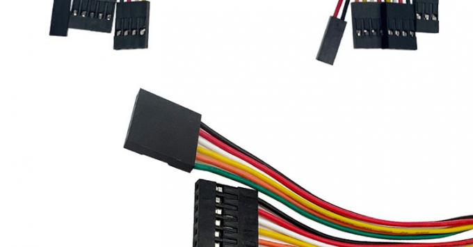 2p 3p 4p 5p 6p 7p 8p 9p 10p Femmina a Femmina 2.54mm Dupont Connector Ribbon Jumper Wire 2