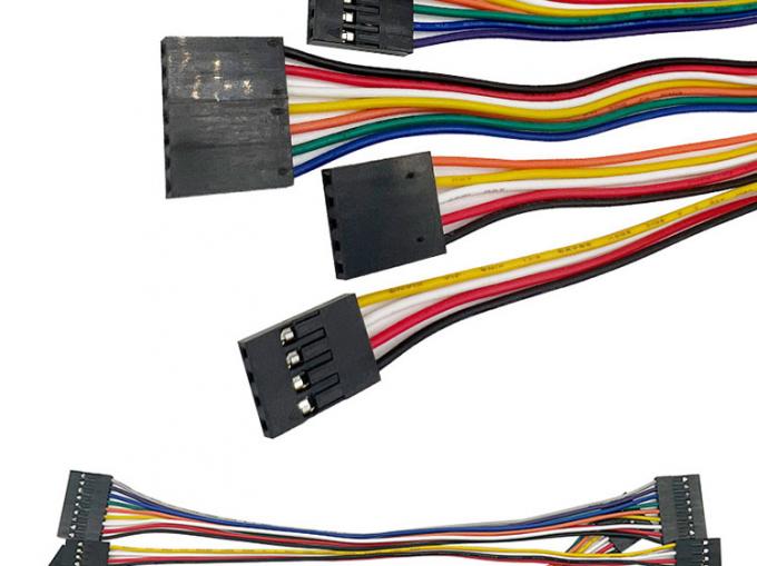 2p 3p 4p 5p 6p 7p 8p 9p 10p Femmina a Femmina 2.54mm Dupont Connector Ribbon Jumper Wire 3