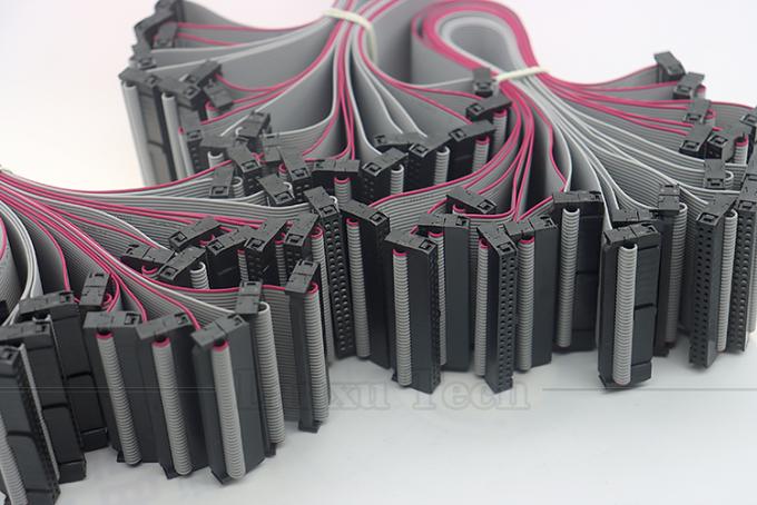 6 8 10 12 14 16 18 20 24 26 30 32 34 40 50 60 64 PIN 1,27 mm Pitch IDC 2,54 mm 2,0 mm Connector Grey Flat Ribbon Wire Cable 2