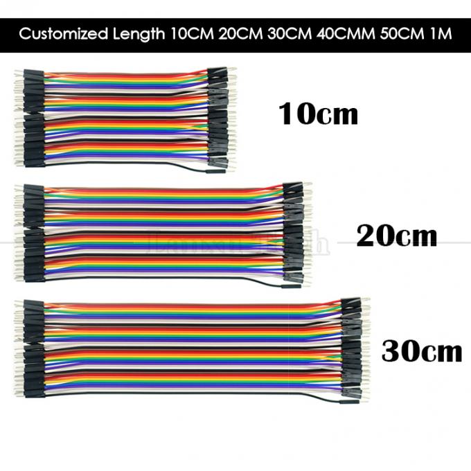 20cm 40 PIN Maschio a Femmina Dupont Breadboard GPIO Raspberry Pi Jumper Wire Cable 6