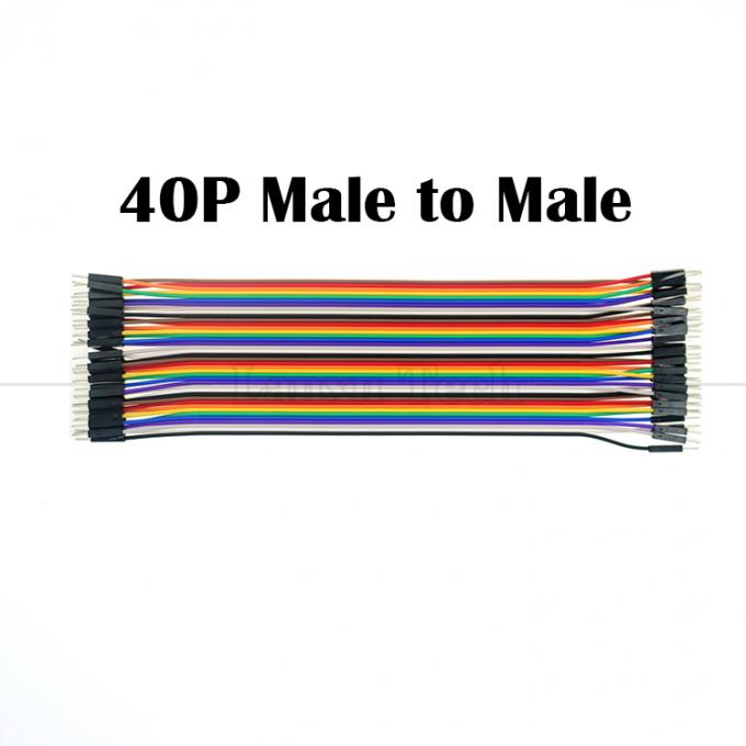 40 PIN Maschio a Maschio 2.54mm Dupont Breadboard GPIO Raspberry Pi Jumper Wire 4