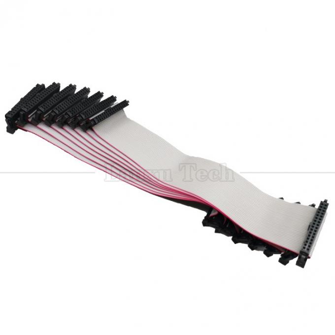 IDC 2,54 mm connettore 8 10 12 14 16 18 20 30 40 50 60 PIN 1,27 mm cavo a nastro piatto grigio 9