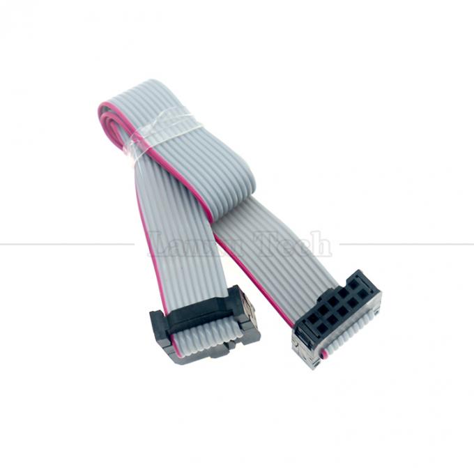 Femmina a Femmina 10 PIN 1,27mm Pitch IDC 2,54mm Connector GPIO Cable di filo a nastro piatto grigio per hard disk CD Raspberry Pi 3