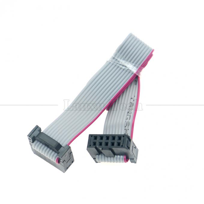 Femmina a Femmina 10 PIN 1,27mm Pitch IDC 2,54mm Connector GPIO Cable di filo a nastro piatto grigio per hard disk CD Raspberry Pi 4