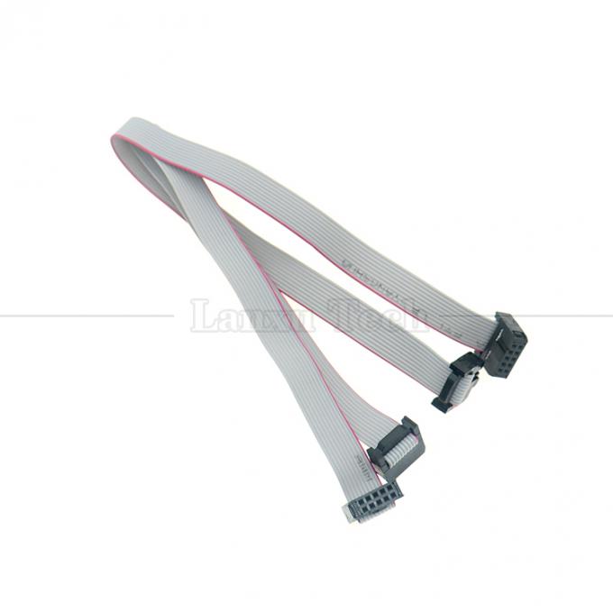 Femmina a Femmina 10 PIN 1,27mm Pitch IDC 2,54mm Connector GPIO Cable di filo a nastro piatto grigio per hard disk CD Raspberry Pi 5