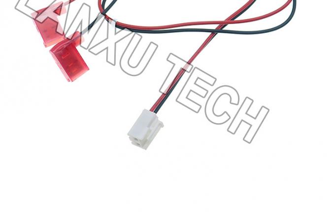 VH 2P 3.96mm Pitch a 90 gradi angolo 6.3 Spade Connector Assemblaggio cavo cablaggio 3