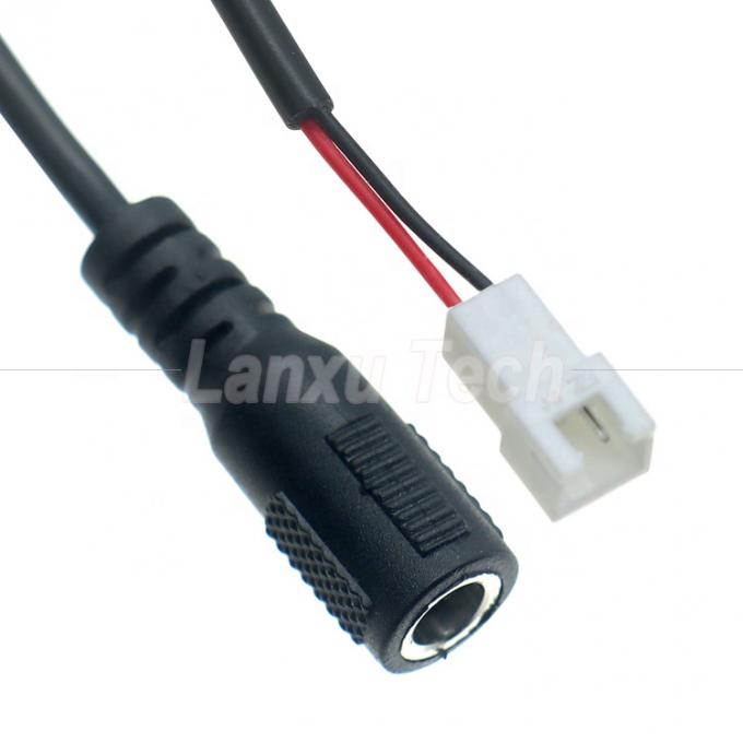 OEM personalizzazione DC femminile 5.5x2.1mm Jack a canna a JST 2 PIN XH 2.54mm Pitch Female Connector Harness Cable 1