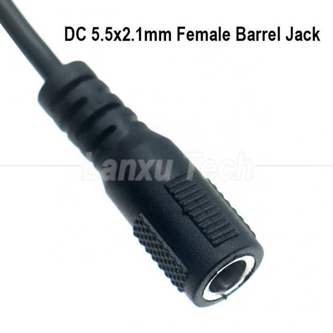 OEM personalizzazione DC femminile 5.5x2.1mm Jack a canna a JST 2 PIN XH 2.54mm Pitch Female Connector Harness Cable 3