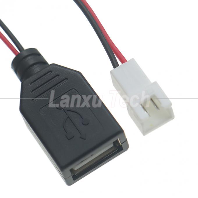 USB tipo A femmina a JST XH 2.54 Pitch 2 Pin Female Socket Cable 1