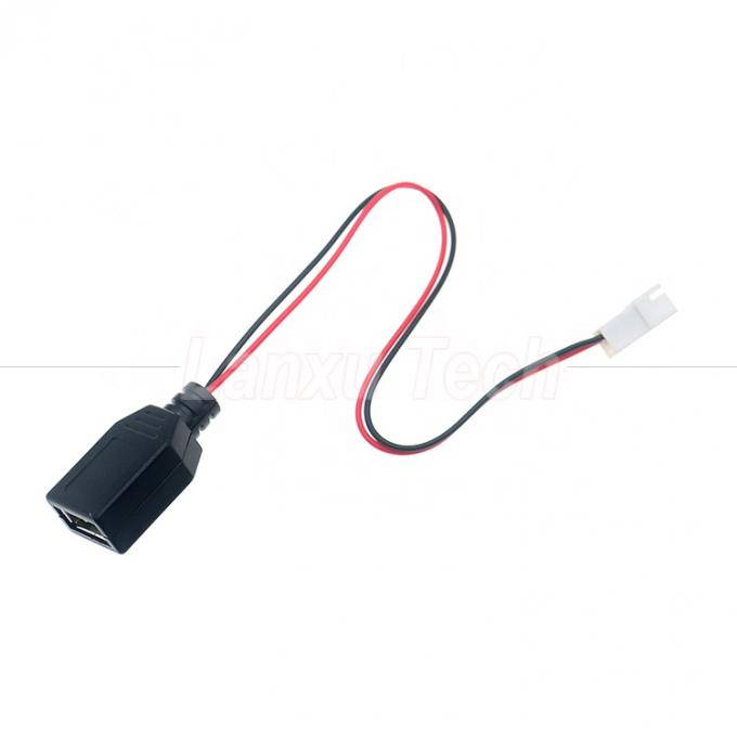 USB tipo A femmina a JST XH 2.54 Pitch 2 Pin Female Socket Cable 3