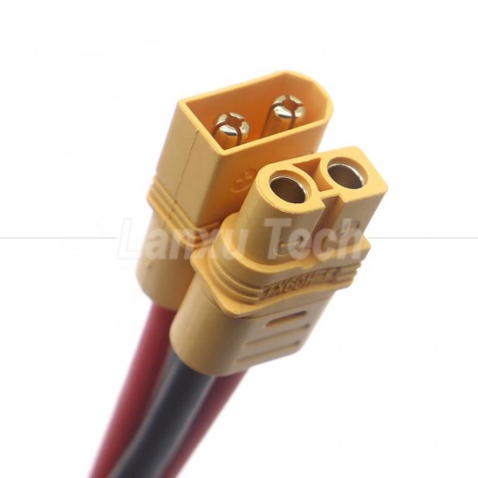 12AWG 16AWG 100mm 150mm 200mm XT30U XT60 XT60H XT90 connettore maschio femmina a fili spogli 3
