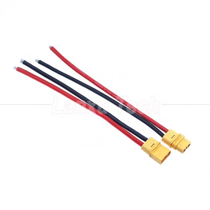 12AWG 16AWG 100mm 150mm 200mm XT30U XT60 XT60H XT90 connettore maschio femmina a fili spogli 2