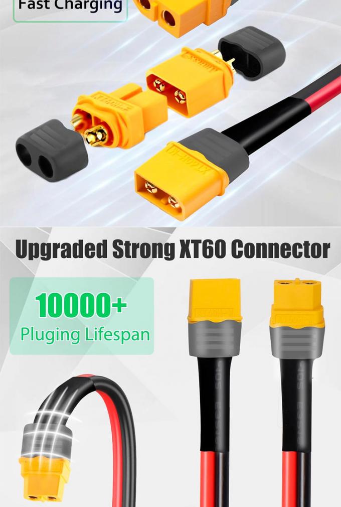 10AWG 12AWG Maschio a femmina XT60 XT60H Cable di estensione del connettore Adapter per la centrale elettrica a batteria RC pannello solare 3