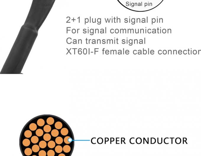 DC 5.5x2.1mm 5.5x2.5mm Plug Male Barrel Jack to XT60 Battery Connector Wire Cable per pannelli solari FPV 4