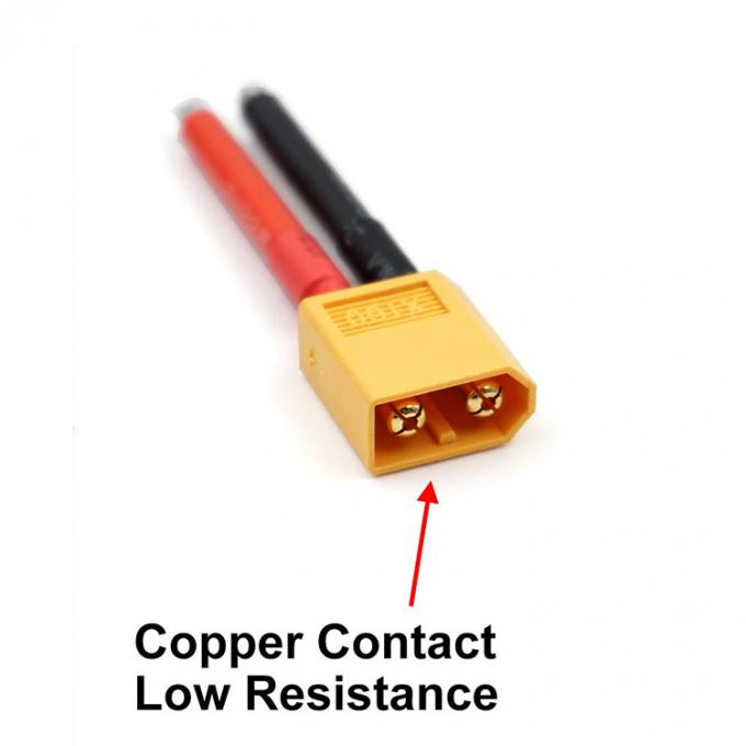 Cable di estensione a filo di silicio 12AWG per RC Lipo Battery FPV Racing Drone 3