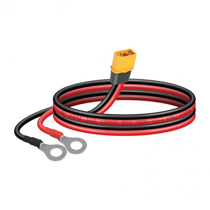 12AWG filo di silicio XT60 XT60H maschio femmina a O anello terminale cavo per RC Aeromobili Auto giocattoli Lipo batteria FPV Racing Drone 1
