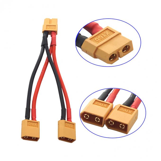 14AWG XT60 1 Cable di estensione da femmina a maschio Y Splitter per batteria RC Lipo 1