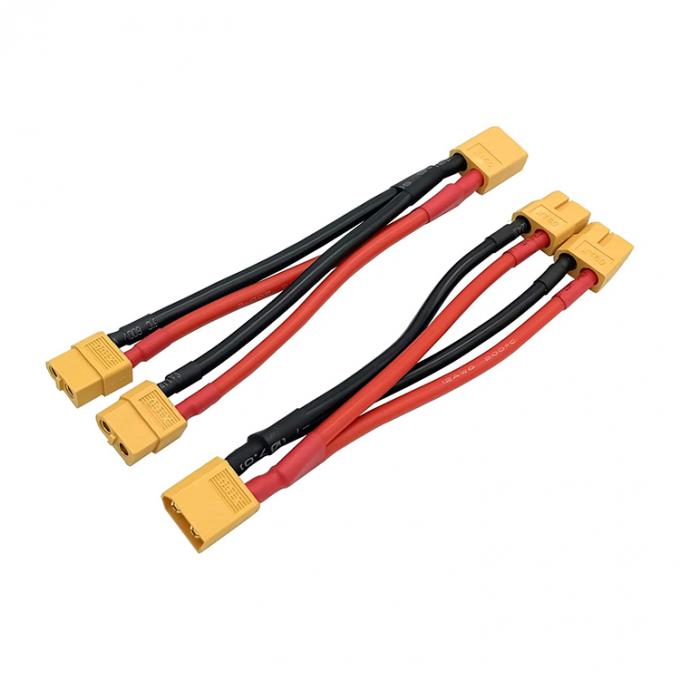 14AWG XT60 1 maschio a 2 femmine Y Splitter Cable di estensione per batteria RC Lipo 2