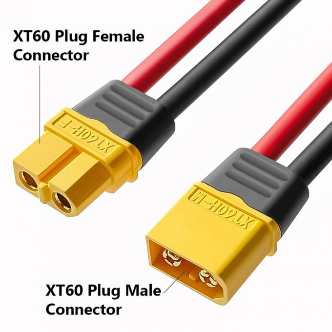 12AWG 100mm 150mm filo di silicio XT60 XT60H XT60U connettore maschio femmina cover cassa cavo di presa per batteria FPV 0
