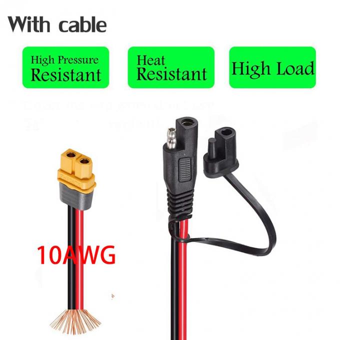XT60 connettore femminile per il cavo di estensione SAE con portafusibili per centrale elettrica a pannelli solari 2