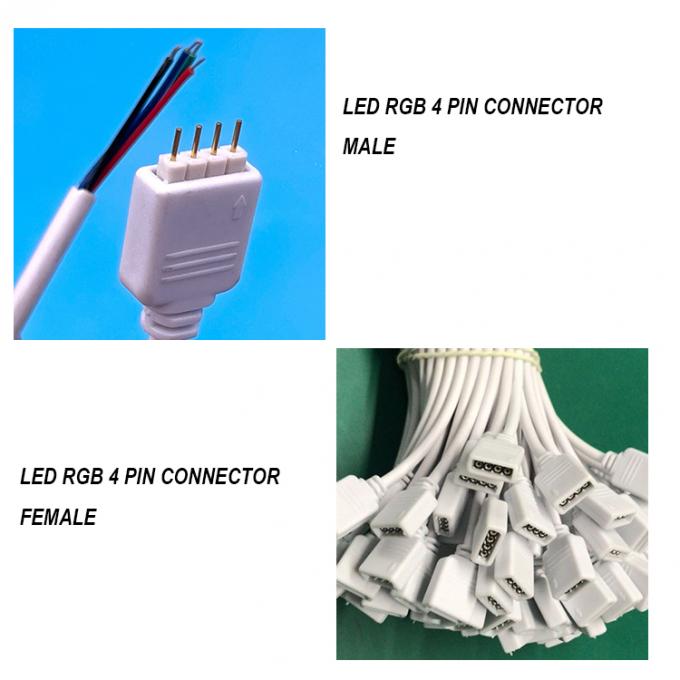 Cavo connettore RGB a 4 PIN per striscia luminosa a LED 5050 1