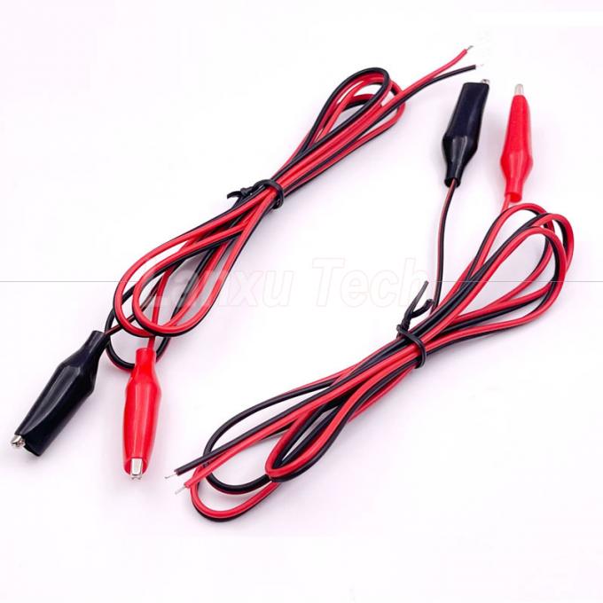 12v nero rosso test elettrico porta Jumper filo alligatore Crocodile clip cavo 0