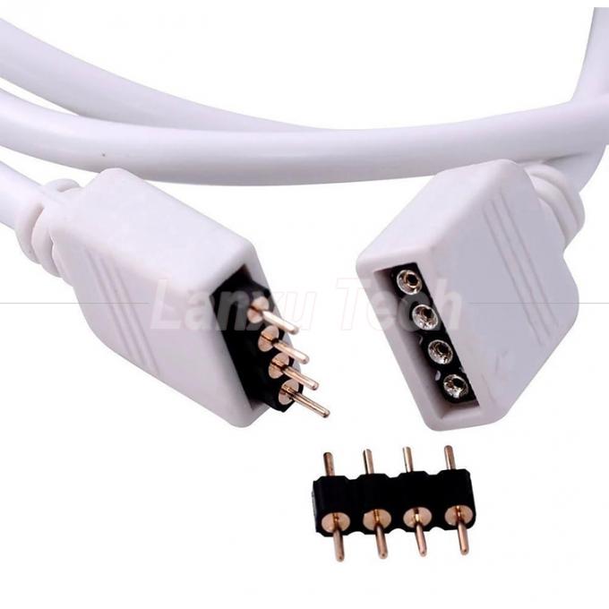Cable di estensione da femmina a femmina con connettore RGB a 4 pin per 5050 3528 2835 LED 5