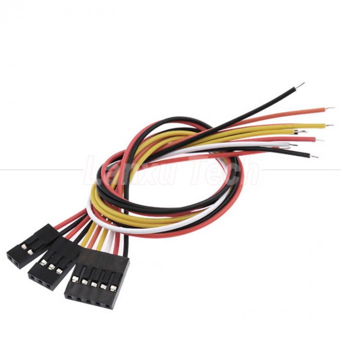 10cm 20cm 30cm 50cm 2 Pin 3 4 5 6 8 10 Pin Dupont 2.54mm Cable di connettore Jumper cablaggio 10