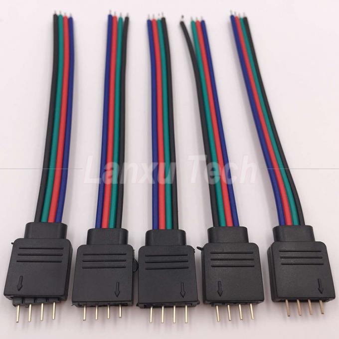 Cavo a nastro per strisce LED RGB a 4 pin con connettore 5050 2